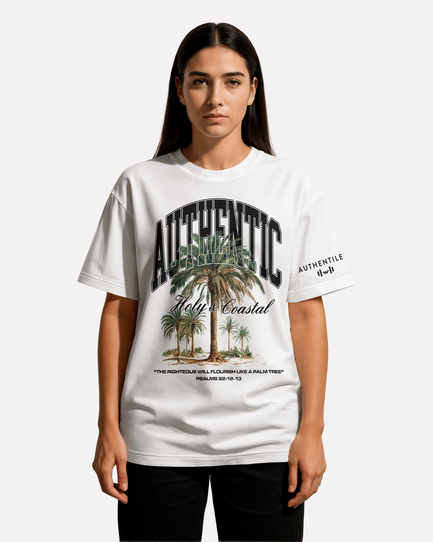 Authentic Athletics "HOLY & COSTAL" Premium T-shirt