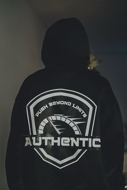 Authentilex Unisex Premium "PUSH BEYOND LIMITS" Hoodie