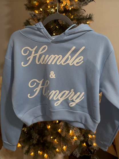 Authentilex Women's "Humble & Hungry" Crop Hoodie