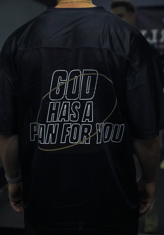 "God Has A Plan For You" Authentic Athletics Premium Mesh Jersey