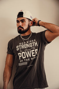 "STRENGTH AND POWER" Unisex Premium T-shirt/Pump Cover