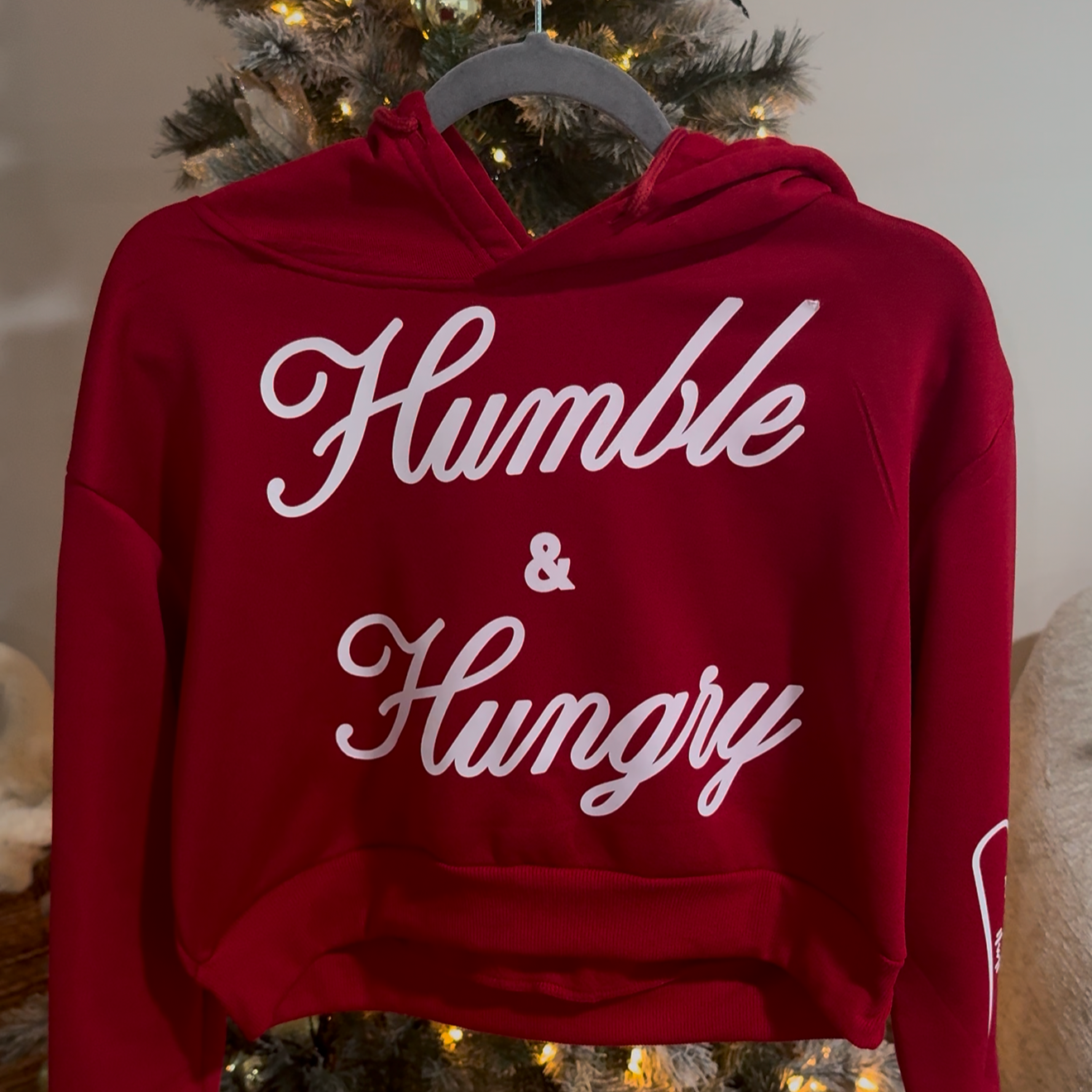 Authentilex Women's "Humble & Hungry" Crop Hoodie