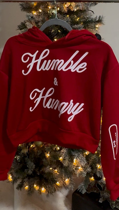 Authentilex Women's "Humble & Hungry" Crop Hoodie