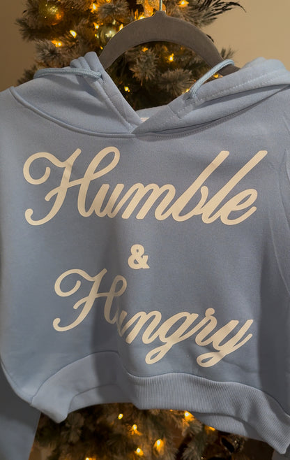 Authentilex Women's "Humble & Hungry" Crop Hoodie