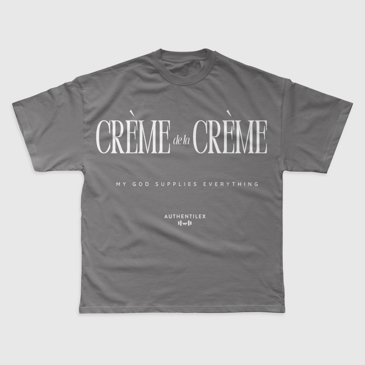 Authentilex " Creme De La Creme" Unisex Premium Pump Cover/T-shirt