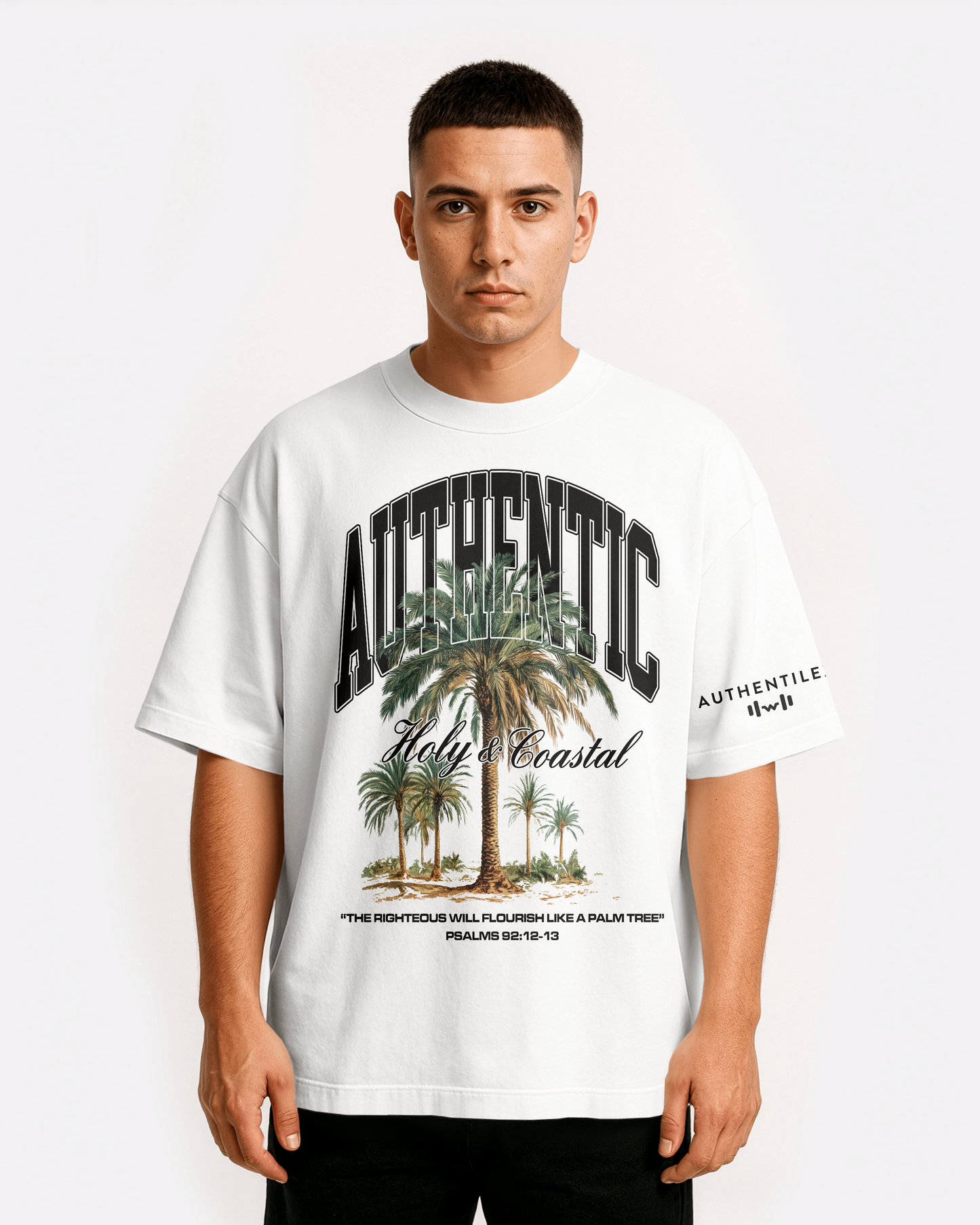 Authentic Athletics "HOLY & COSTAL" Premium T-shirt