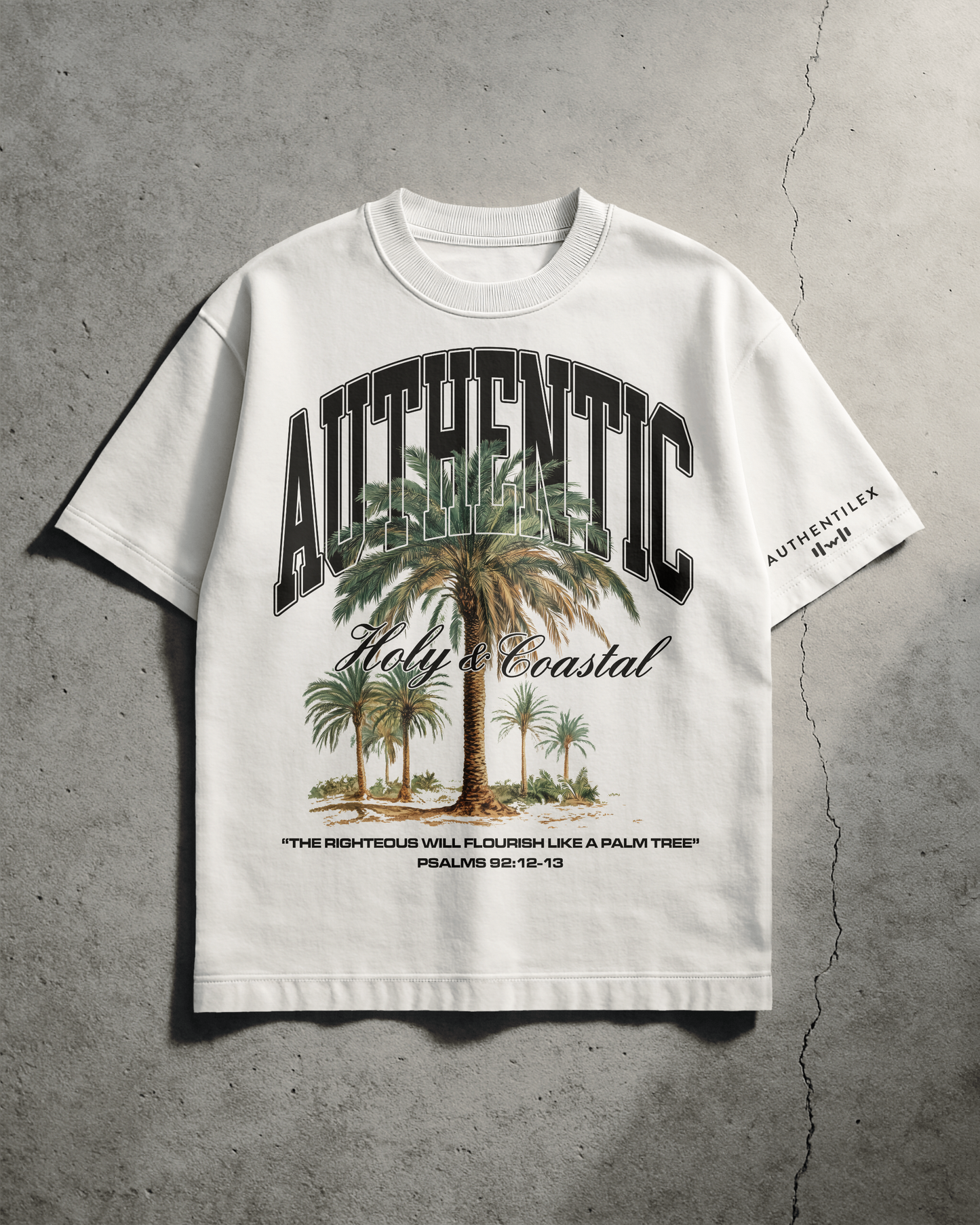 Authentic Athletics "HOLY & COSTAL" Premium T-shirt