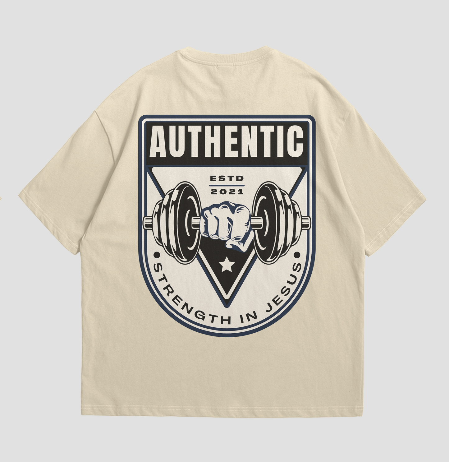 Authentic "Strength in Jesus" Unisex Premium pump cover/T-shirt